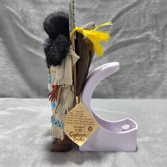 Vintage Carlson Dolls Sacajawea Native American Heritage Doll 8 Inch Handmade US - Picture 6 of 8